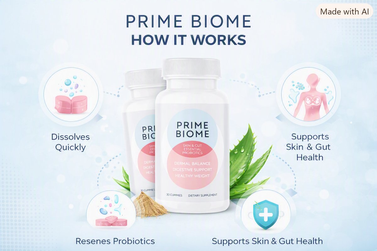 PrimeBiome gut-skin wellness